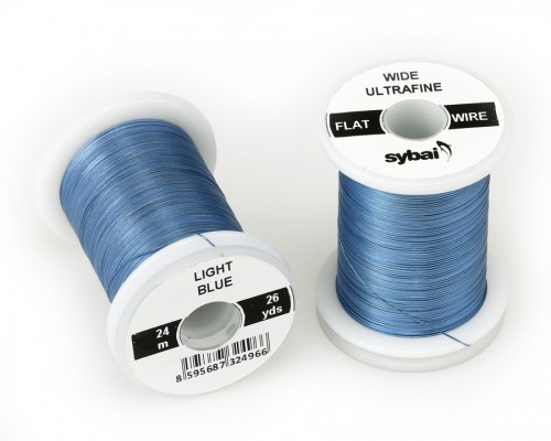 Flat Colour Wire, Ultrafine, Wide, Light Blue